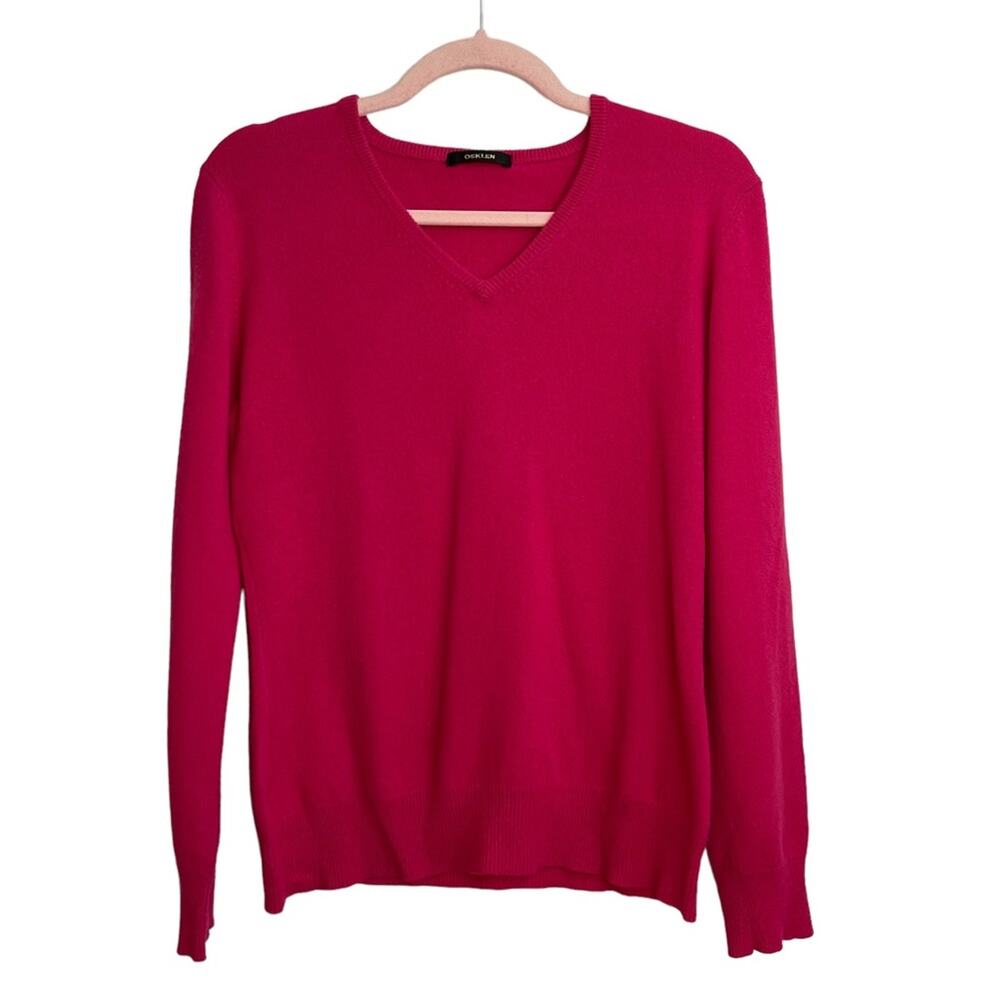 Osklen Pink V Neck Cashmere Sweater